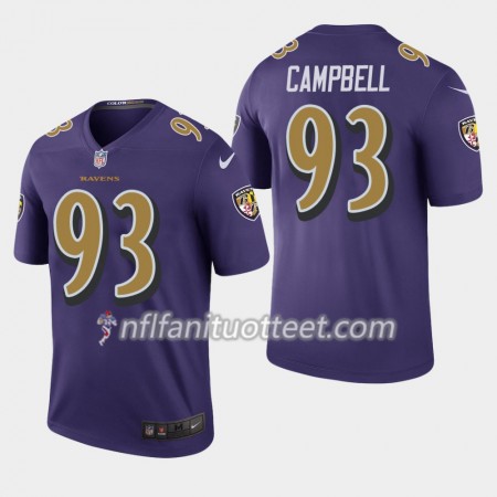 Miesten Baltimore Ravens NFL Pelipaita Calais Campbell 93 Nike Violetti